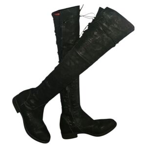 Sesto Meucci Thigh High,over the Knee Leather Zip Boots Size 40 Sold out RARE!!!